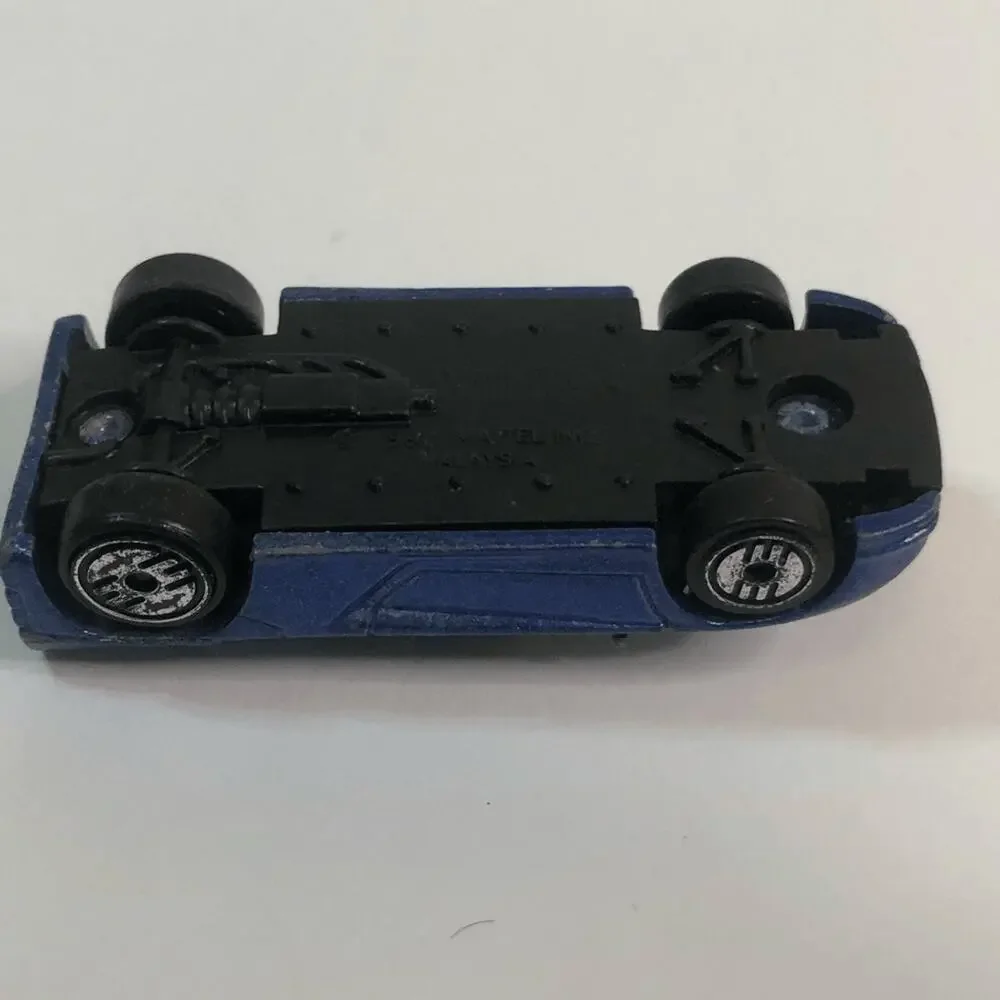 vintage 90s hot wheels Zender fact 4‎ Diecast car blue made in malaysia